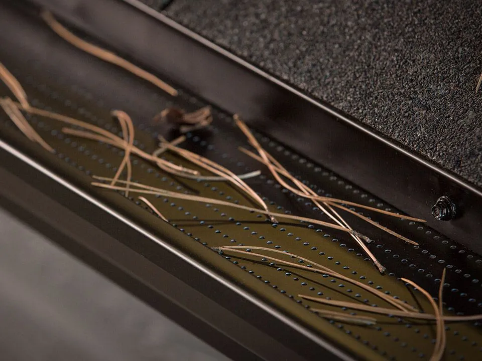 DoublePro® holding back pine needles — Sunshine Gutters, Durango, CO