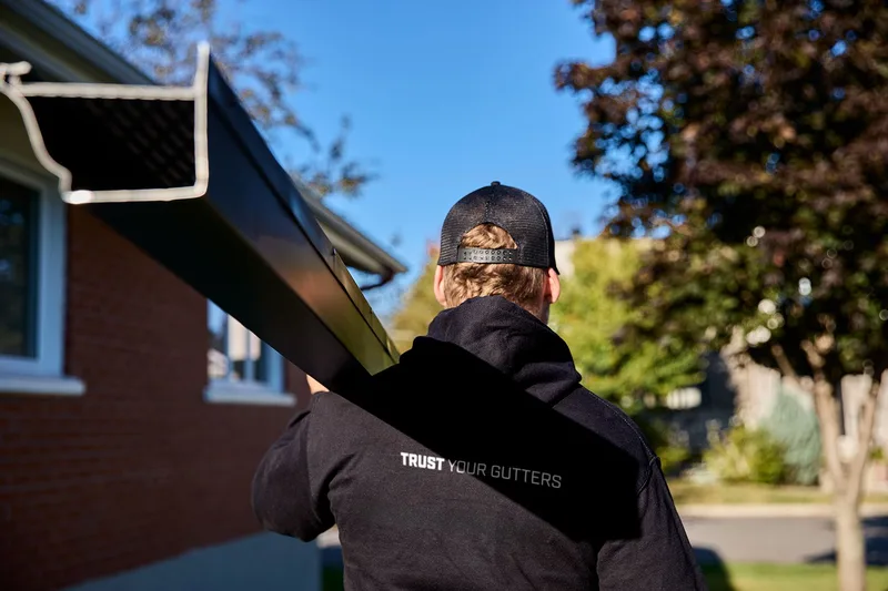 Alu-Rex gutter guard installation in SW Colorado